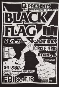 Image 3 of Black Flag poster tea towel