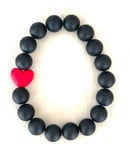 Image 3 of Onyx Heart Bracelet