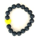 Image 4 of Onyx Heart Bracelet