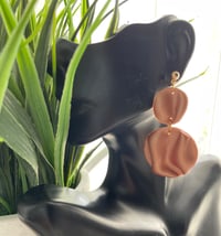 Image 2 of Copper Drape Elegant Earrings