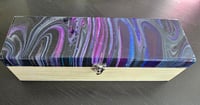 Image 1 of Black & Purple Wine Box
