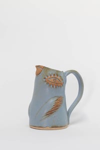 Image 1 of Large Blue Flying Family Size Bird Pitcher