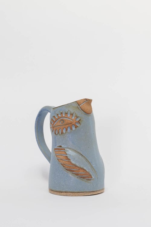 Image of Large Blue Flying Family Size Bird Pitcher