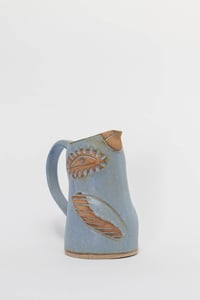 Image 2 of Large Blue Flying Family Size Bird Pitcher