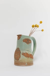 Image 1 of Large Toasty Belly Mint Bird Pitcher