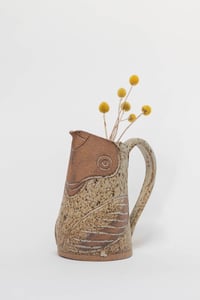 Image 1 of Large Flying Speckled Lavender Bird Pitcher