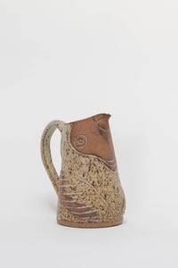 Image 2 of Large Flying Speckled Lavender Bird Pitcher