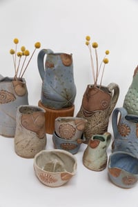 Image 4 of Large Flying Speckled Lavender Bird Pitcher