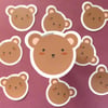 Brown Bear Sticker
