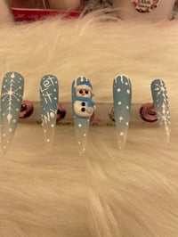 Image 3 of  LET IT SNOW SET (blue)