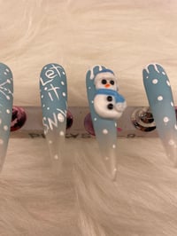 Image 2 of  LET IT SNOW SET (blue)