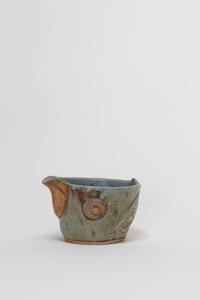 Image 1 of Toasty Blue Brown Bird Bowl