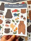 B-Grade Bear Sticker Sheet