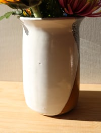Image 5 of flared criss-cross vase, medium