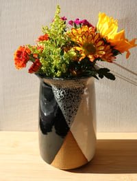 Image 2 of flared criss-cross vase, medium