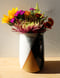 Image of flared criss-cross vase, medium