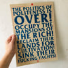 SINK THEIR FUCKING YACHTS! A3 RISO PRINT