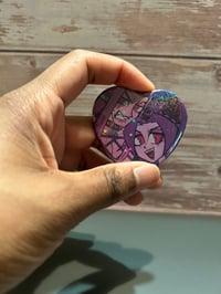 Image 1 of JolySui Halloween heart shaped pin 