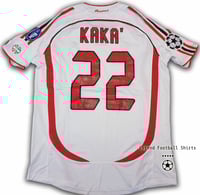 Image 2 of AC Milan 2007 UCL Final shirt KAKA