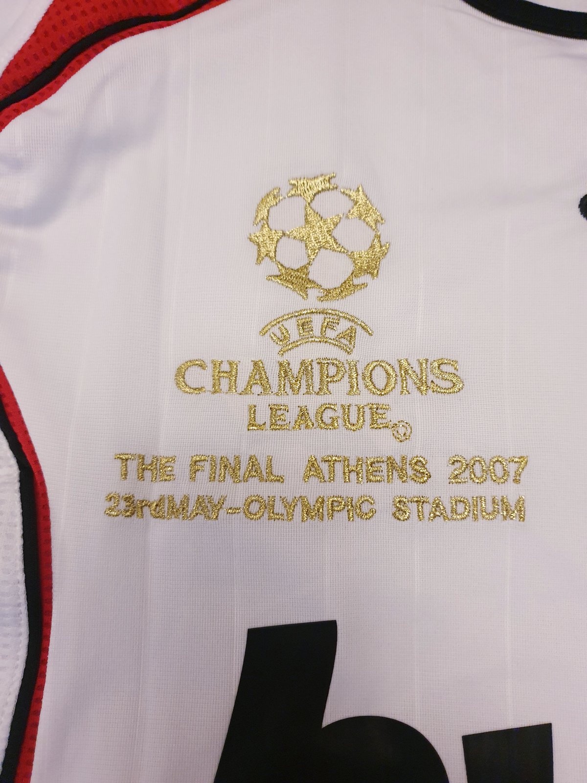 AC Milan 2007 UCL Final shirt KAKA | Legend Football Shirts