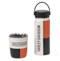 HD Retro Block travel Mug and Water Bottle Set