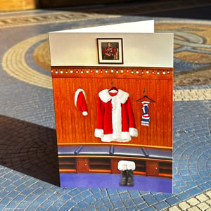 Image of Santa, READY for Christmas - Christmas Card