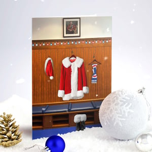 Image of Santa, READY for Christmas - Christmas Card