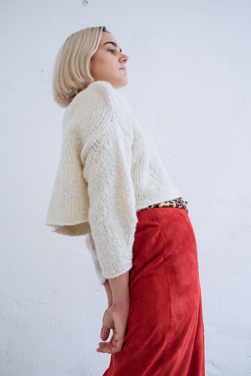 Leila Sweater - White