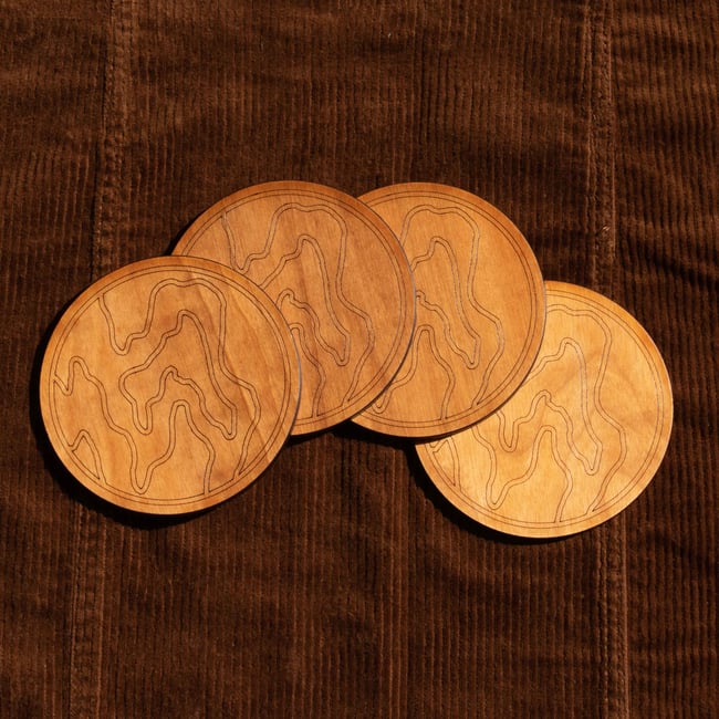 Logo & Circle Coasters - Singles & Sets