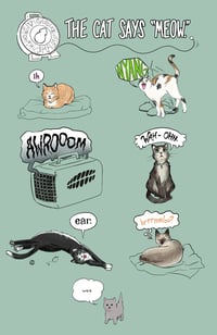“The Cat Says Meow” poster (REPRINTING SOON)