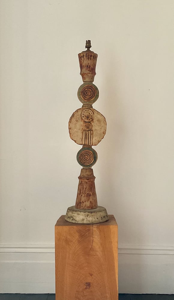 Image of Ceramic Totem Lamp by Bernard Rooke