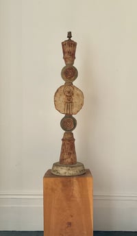 Image 3 of Ceramic Totem Lamp by Bernard Rooke