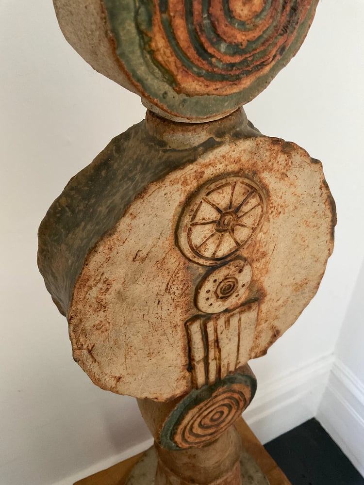 Image of Ceramic Totem Lamp by Bernard Rooke