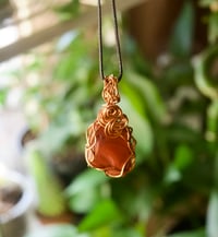 Image 4 of Red Jasper Crystal Braided Necklace