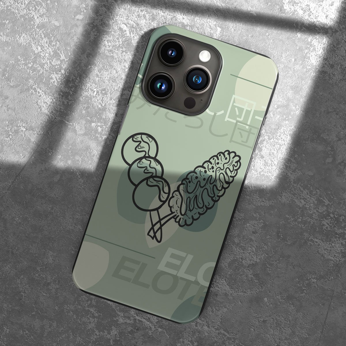 Image of Japanese and Elote IPhone Case