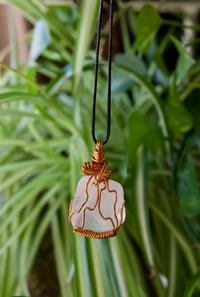 Image 2 of Clear Quartz Copper Crystal Necklace