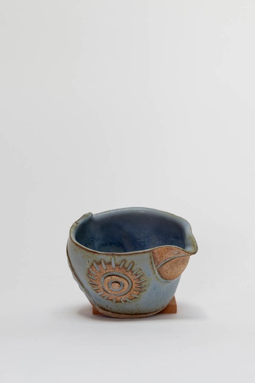 Image of Blue Owl Bird Bowl