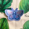 Vaporwave Common Blue Butterfly Male Sticker