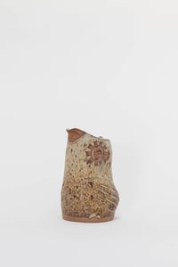 Image 1 of Medium Dark Speckled Lavender Handleless Bird Pitcher