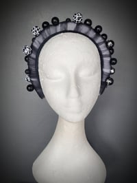 Black and white bubble crown