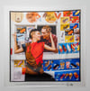 Punk Love, Ice Cream Truck Fourth Ave 1984 Limited Edition Silk Scarf by Photographer A. T. Willett