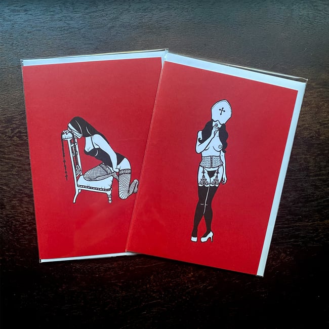 15 % OFF Bad Habits Card Set of 2