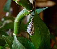 Image 3 of Sodalite Silver Crystal Necklace
