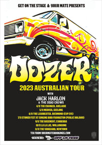DOZER Australian Tour 2023 Signed Poster