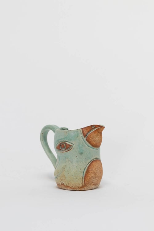 Image of Baby Teal Penguin Creamer w/Handle