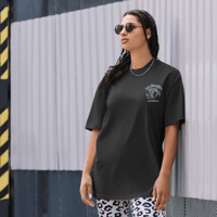 Image 5 of La Familia es Primero Embroidered- Premium Oversized faded t-shirt