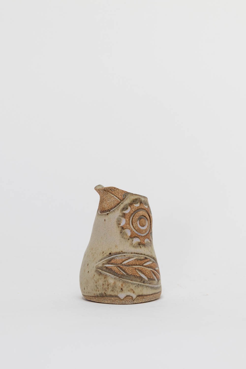 Image of Brown Lavender Baby Owl Creamer