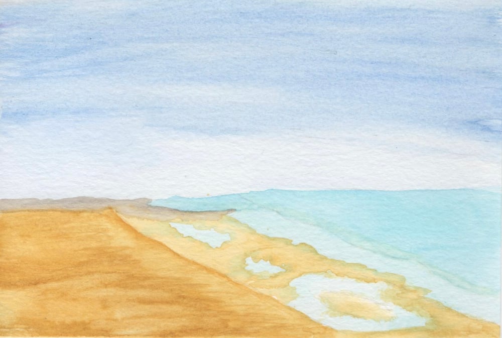 Image of South Carolina Beaches Watercolor Paintings