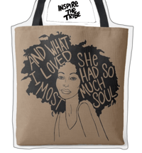 Image 1 of INSPIRE THE TRIBE So Much Soul Tote
