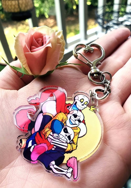 Image of [PREORDER] Gaster Bros. Keychain
